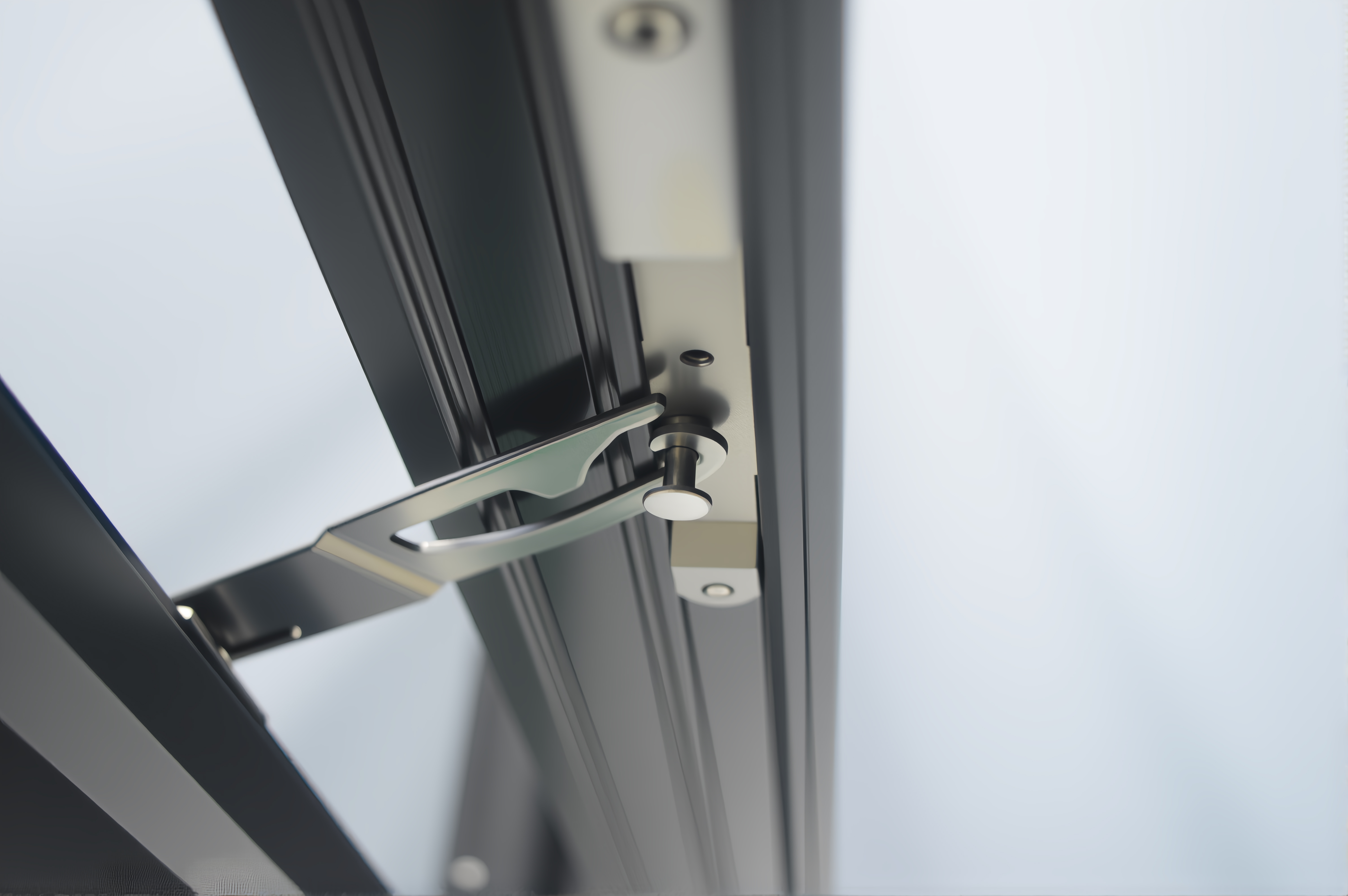 90°上悬窗系统儿童锁应用场景