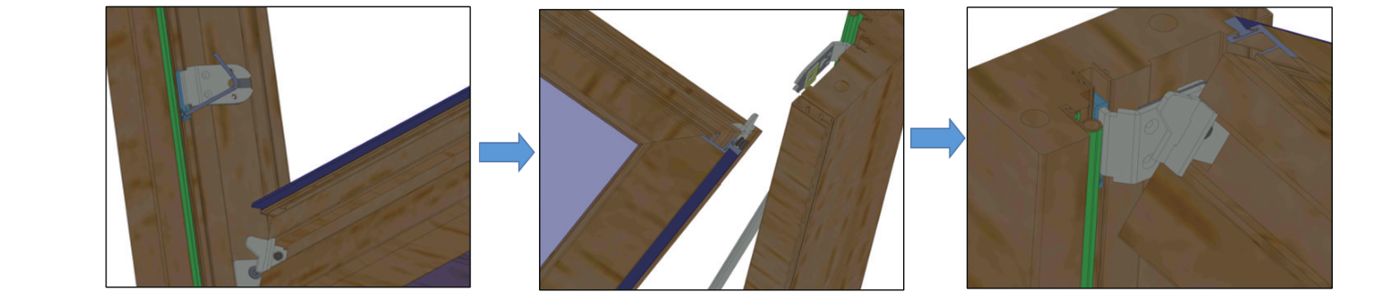 调整基米深度完成装配