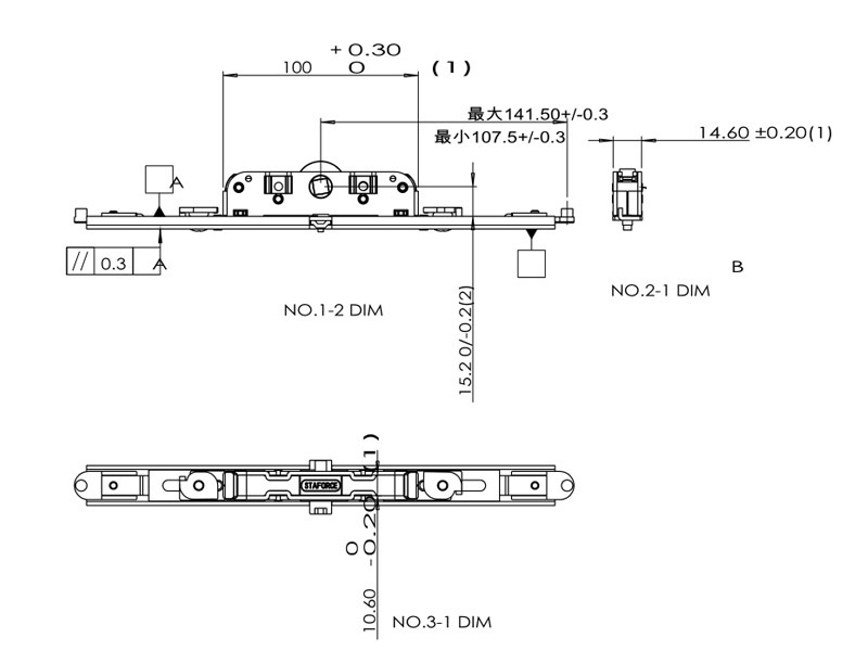 内开内倒系统锁盒尺寸图