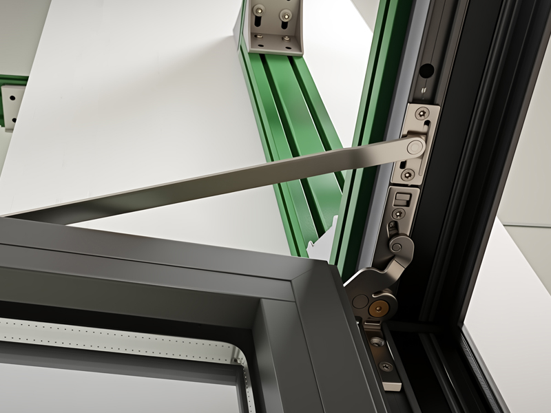 外开定位系统-上隐藏合页