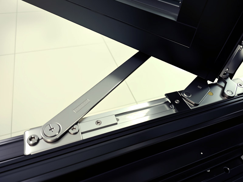 窗纱一体系统-铰链