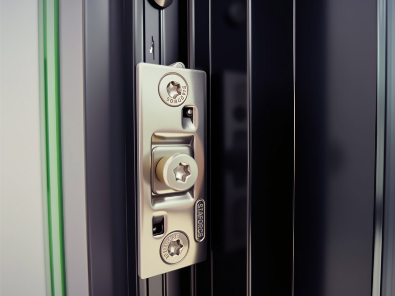 窗纱一体系统-锁点